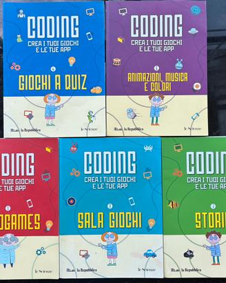Collezione Libri Coding 1-5 Repubblica Scratch