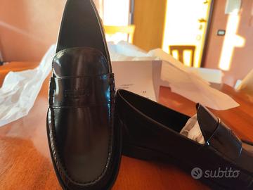 Scarpe 43,5 mocassino nero 