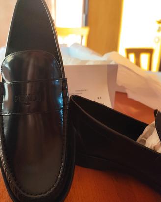 Scarpe 43,5 mocassino nero 
