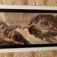 Quadro LA CREAZIONE di Michelangelo