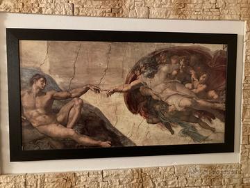 Quadro LA CREAZIONE di Michelangelo