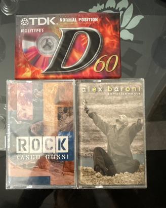 otto 3 Musicassette: Vasco Rossi, Alex Baroni + TD