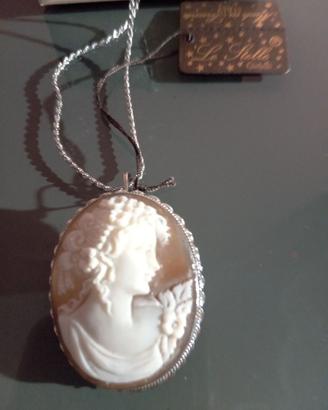 Cammeo spilla e collana