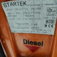 Idropulitrice professionale a gasolio