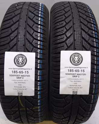 2 GOMME 185 65 15 SEMPERIT A63171