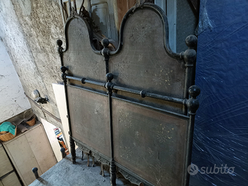 Letto antico in ferro