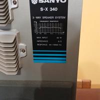 radio/amplificatore con casse stereo Vintage 