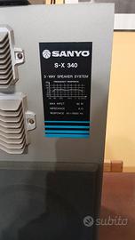 radio/amplificatore con casse stereo Vintage 