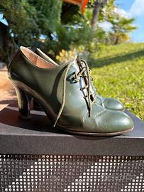 Scarpe donna in pelle verdi Fratelli Rossetti n.37