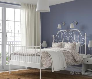 Letto 140x200 IKEA Leirvik Bianco
