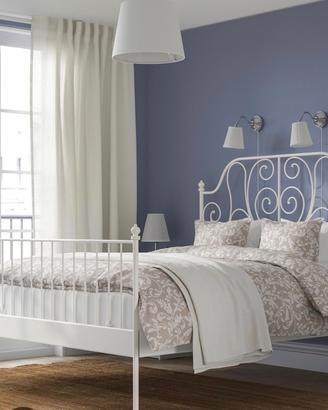 Letto 140x200 IKEA Leirvik Bianco