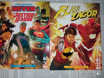 Nathan never Justice league  e Zagor Flash