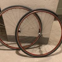 Coppia ruote bici da corsa