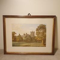 Stampa antica dal titolo "Penrhyn Castle"