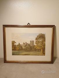 Stampa antica dal titolo "Penrhyn Castle"