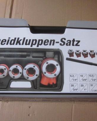 Set bussole filettatura tubi acqua Bergland NUOVO