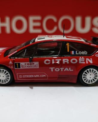 Modellino di Citroen C4 WRC in scala 1/43
