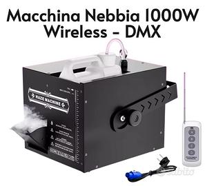 Macchina Nebbia Hazer Fog Machine 1000W Wireless