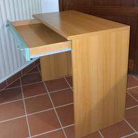 Scrivania rettangolare multiuso, in legno