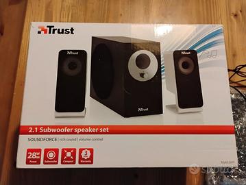 subwoofer speaker set Trust set autoparlanti