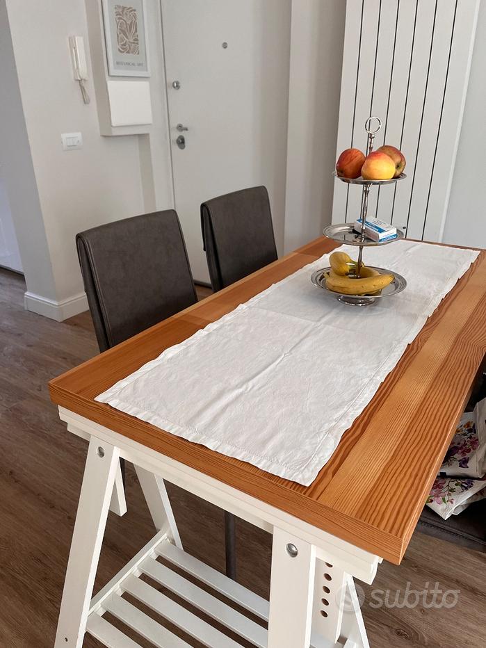 Sala Da Pranzo Sedie Legno Grezzo Ikea Tavolo Ikea Legno Mobili Usati