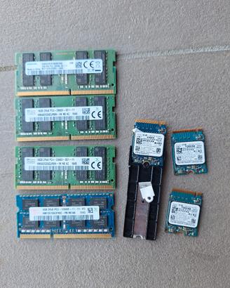 memorie ram e hardisk ssd