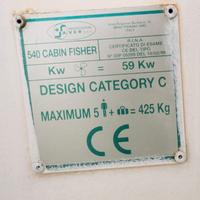 barca, pilotina, cabinato, saver cabin ficher 540