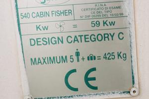 barca, pilotina, cabinato, saver cabin ficher 540