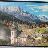 Quadro PUZZLE 2000 P Santuario Maria Gern+CORNICE