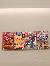 Pokémon scarlatto/pikachu/spada/arceus