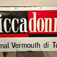 insegna smaltata Riccadonna