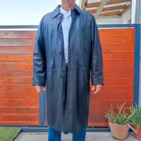 Cappotto in pelle stile Matrix 