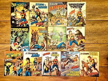 Lotto 13 Albi ZAGOR – Serie Zenith Gigante Origina