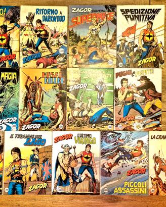 Lotto 13 Albi ZAGOR – Serie Zenith Gigante Origina