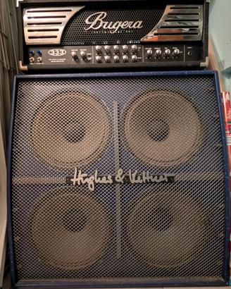 testata Bugera e cassa Huges e Kettner 