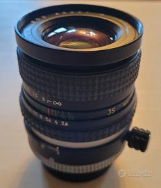 Obiettivo NIKON PCS ARSAT 35mm 2.8 