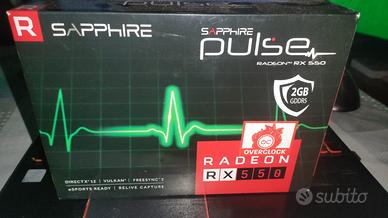 scheda video VGA Radeon Sapphire PULSE RX 550 2G G