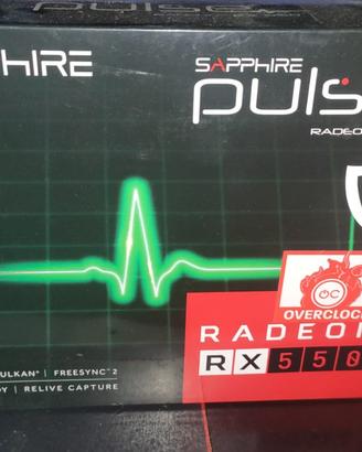 scheda video VGA Radeon Sapphire PULSE RX 550 2G G