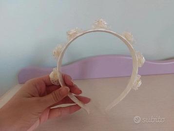 Cerchietto per abito cerimonia bambina