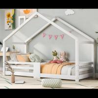 Letto a casetta bambini + materasso incluso – 130€