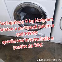 Asciugatrice Ariston spedizione in tutta Italia 