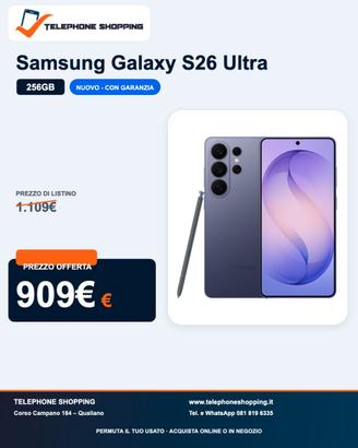 Samsung Galaxy S26 Ultra 12/256GB Nuovo