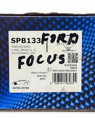 Pastiglie freno FERODO SPB133 – Ford Focus II, C-M