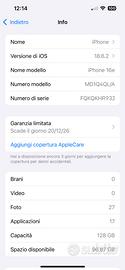 Iphone 16 e 128 gb nero