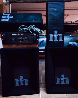 impianto audio professionale 