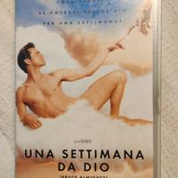 videocassetta VHS film una settimana da dio