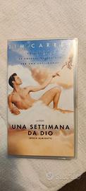 videocassetta VHS film una settimana da dio