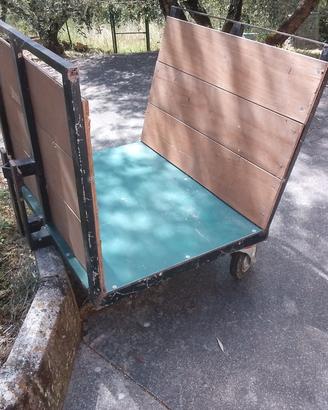 CARRIOLA PER MOTOCOLTIVATORE 