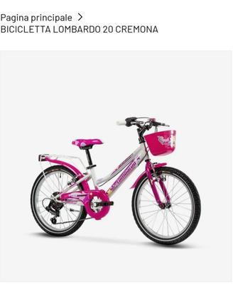 Bicicletta Lombardo 20 cremona 