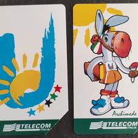 Due Schede Telecom- Universiade Sicilia 97